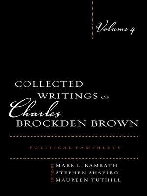 cover image of Collected Writings of Charles Brockden Brown